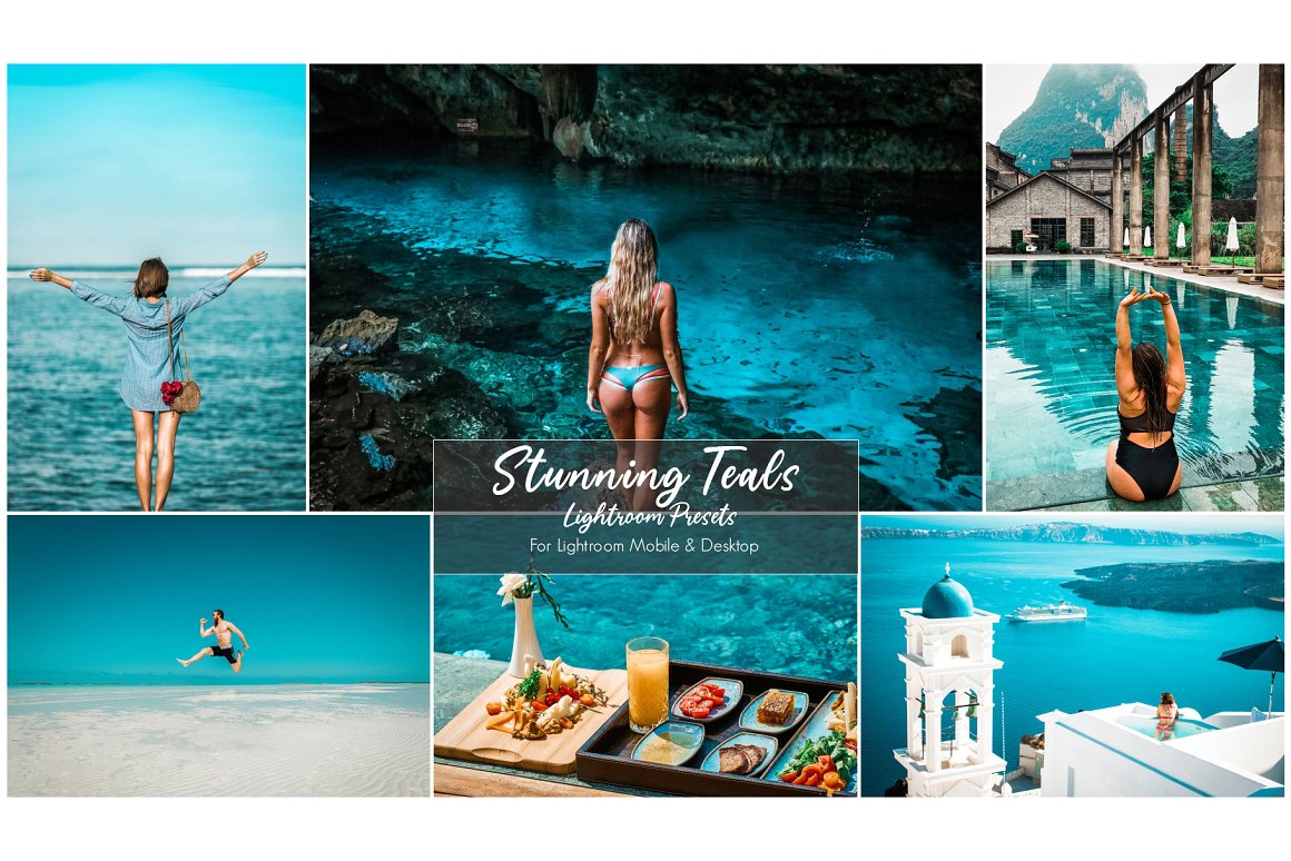 [Creativemarket] Stunning Teals Lightroom Presets _0.jpg